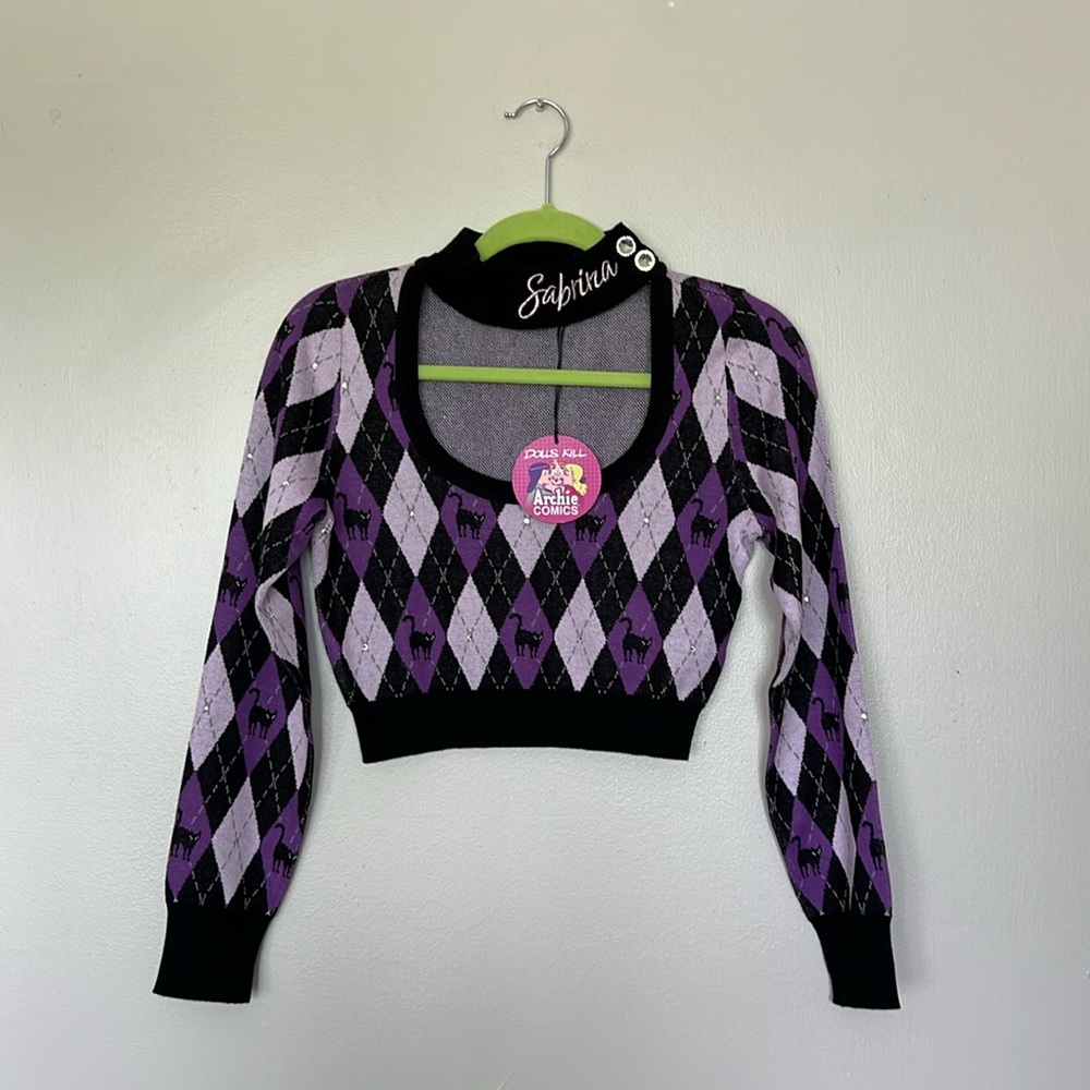 Dolls Kill x Archie Comics Sabrina Crop Sweater
